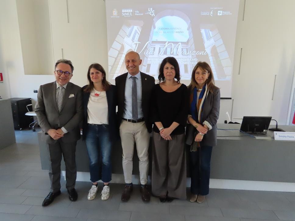 Conferenza apertura villa Manzoni