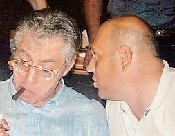 Umberto Bossi con Massimo Sertori