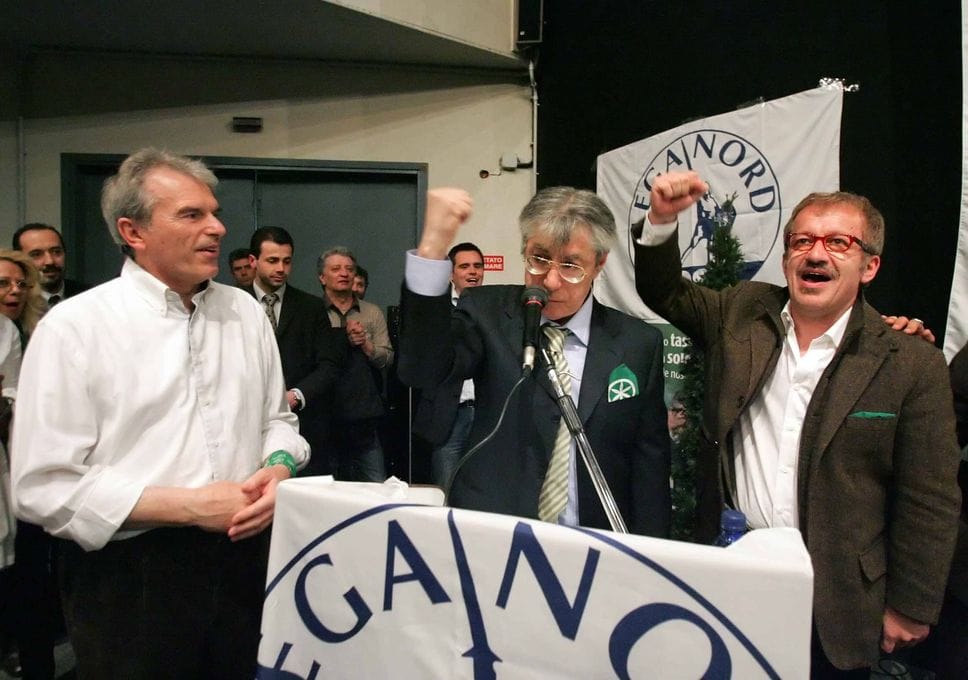 AUDITORIUM TORELLI ELEZIONI POLITICHE E COMUNALI 2008 UMBERTO BOSSI A SONDRIO