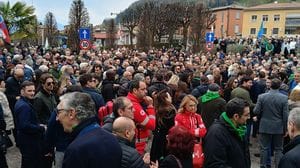 Umberto Bossi, l’ultimo saluto a Pontida