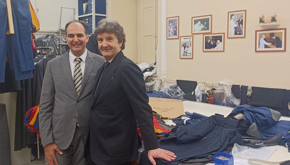 C’è un pezzo di Sondrio nel nuovo abito del papa