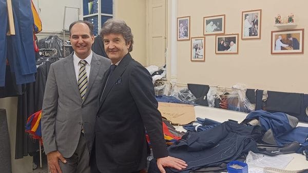 C’è un pezzo di Sondrio nel nuovo abito del papa