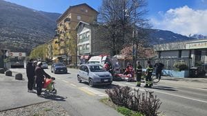 Sondrio: ciclista investito in via Vanoni