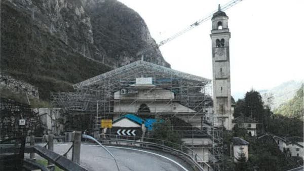 Cantiere al santuario di Gallivaggio, riprendono i lavori di restauro