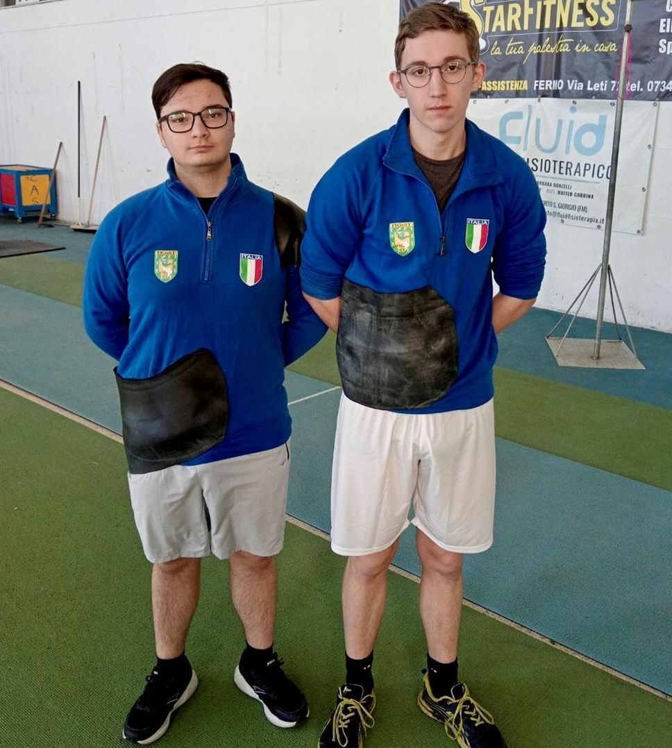 Da sinistra Cristian Fiorini e Mattia Martinalli