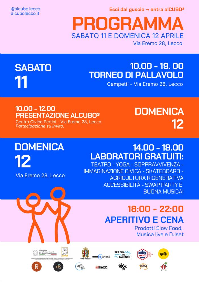 alCUBO³, un nuovo spazio per i giovani al centro Pertini di Lecco