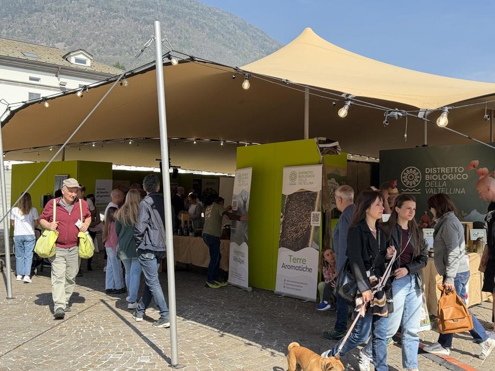 Sondrio, taglio del nastro per la Fiera del biologico