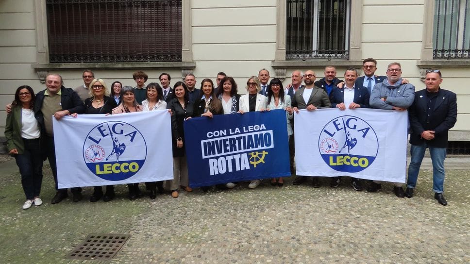 «Vincere è una questione di sopravvivenza», la Lega presenta i suoi candidati alle elezioni di Lecco
