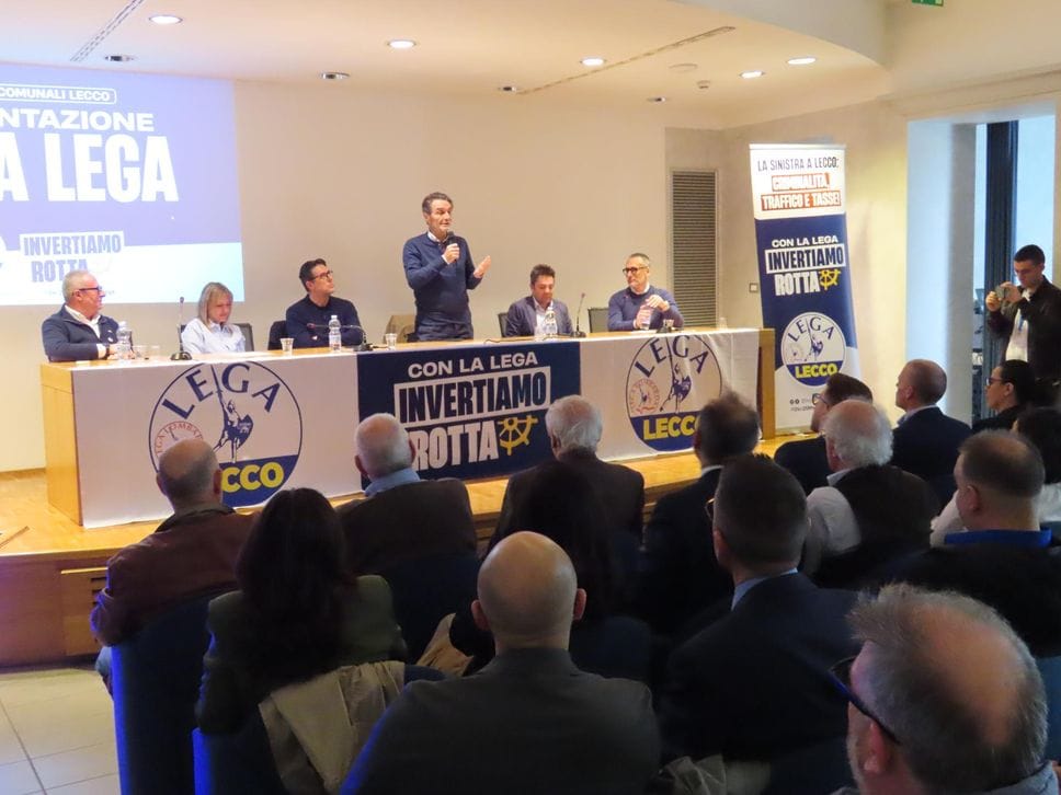 «Vincere è una questione di sopravvivenza», la Lega presenta i suoi candidati alle elezioni di Lecco