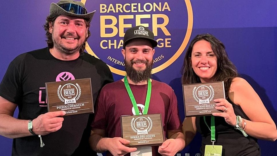 Due ori e un bronzo per le birre del Legnone a Barcellona