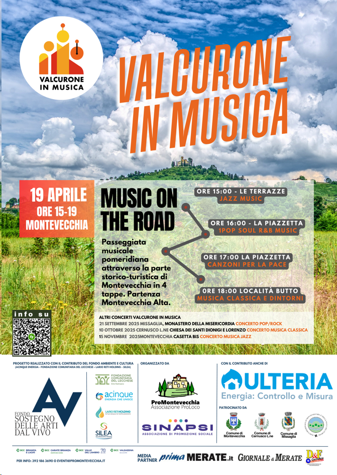 Montevecchia si anima con “Valcurone in musica”