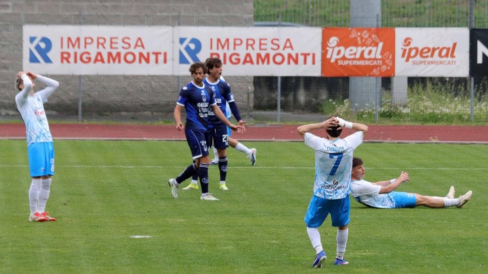 Calcio Serie D, un Sondrio a metà: troppi punti persi nei secondi tempi