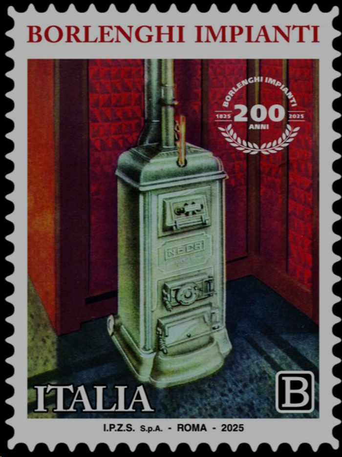Un francobollo per celebrare i 200 anni della Borlenghi Impianti di Bellano