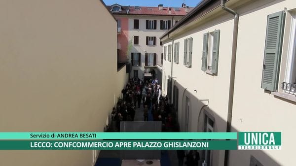 Lecco, Confcommercio apre Palazzo Ghislanzoni