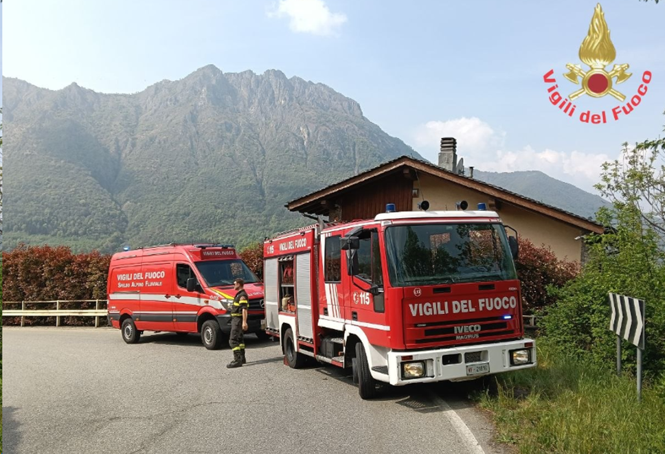Vigili del fuoco, tre interventi nel Lecchese