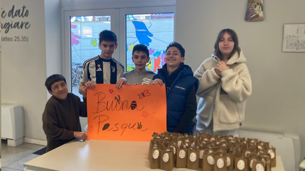 Studenti della Kolbe in visita alla Casa della Carità di Lecco