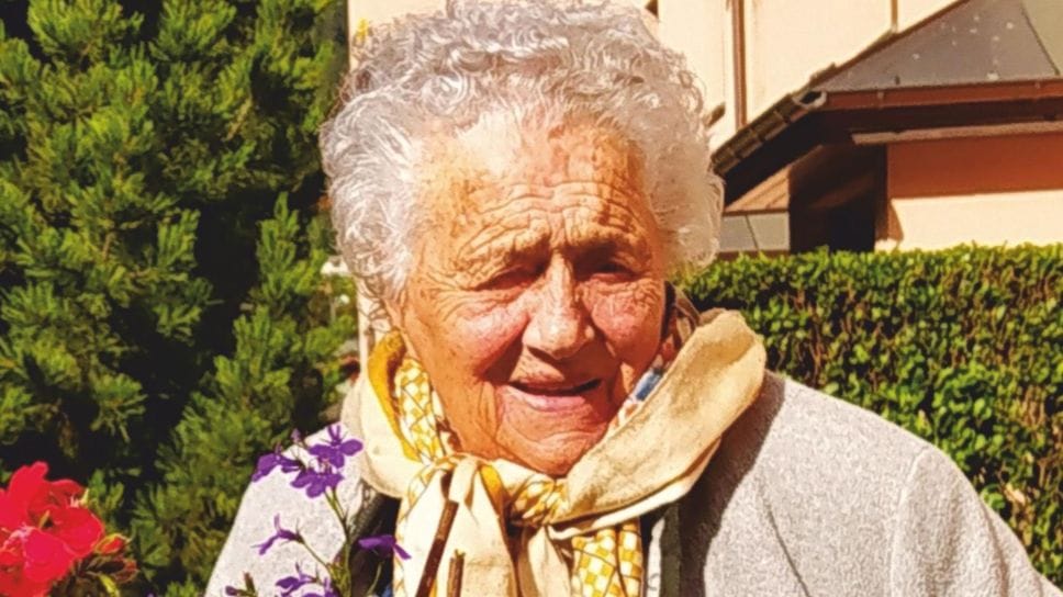 L’addio a Luigia Dei Cas: aveva quasi 106 anni, era la nonna della Valdisotto