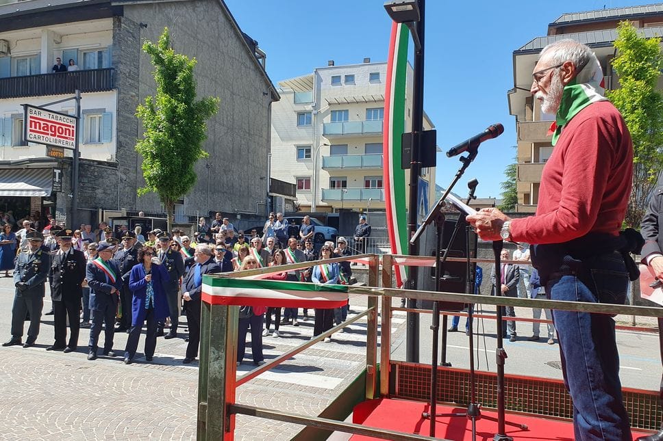 Festa della Liberazione a Morbegno: «Uniti per pace e democrazia»