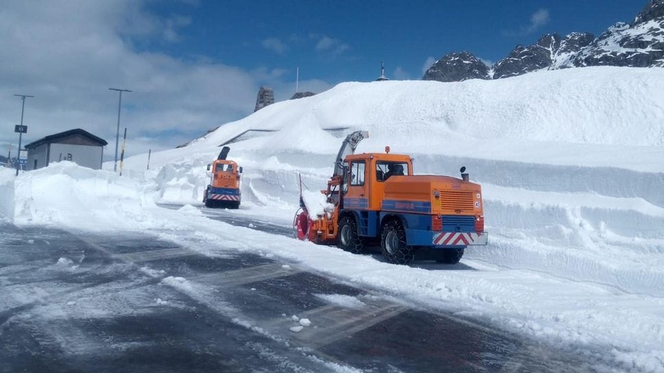 Riaperto il passo dello Spluga fra Italia e Svizzera