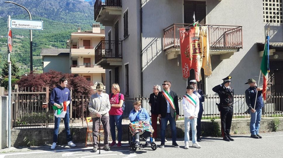 Cosio Valtellino intitola via a Luigi Gusmeroli, medaglia d’argento al valor militare