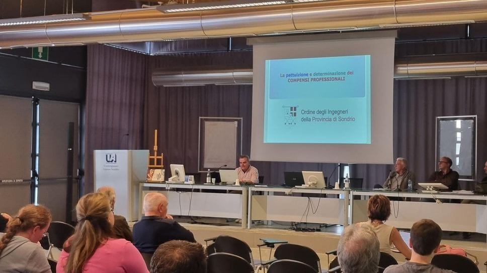 Ingegneri: regole, equo compenso e sfide in provincia di Sondrio