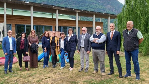 Talamona: visita al campus scolastico. «Un modello virtuoso»