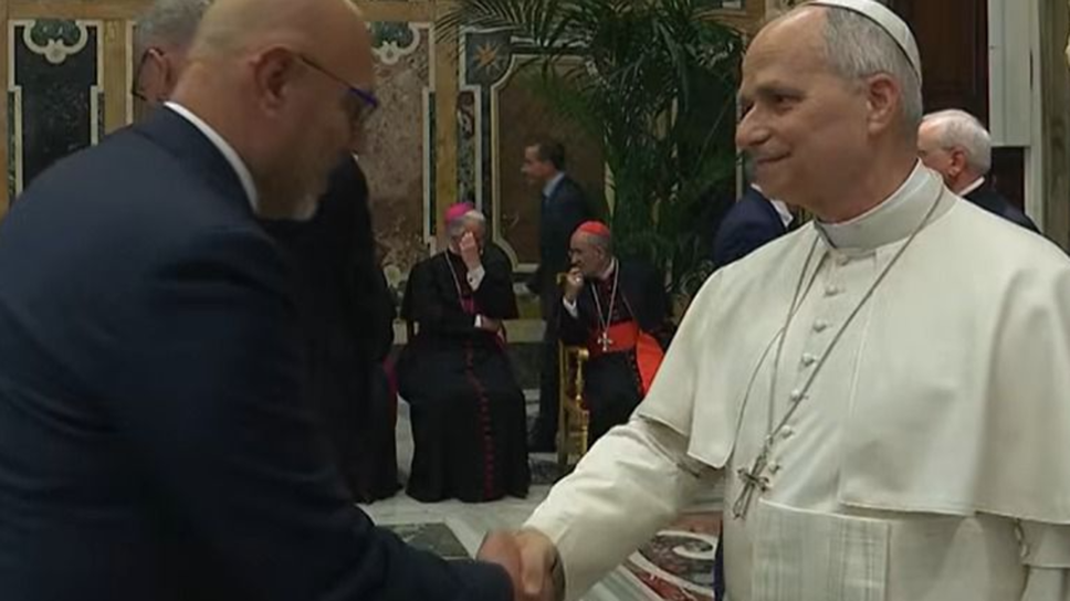 Olimpiadi invernali, Fontana e Sertori dal Papa con gli atleti