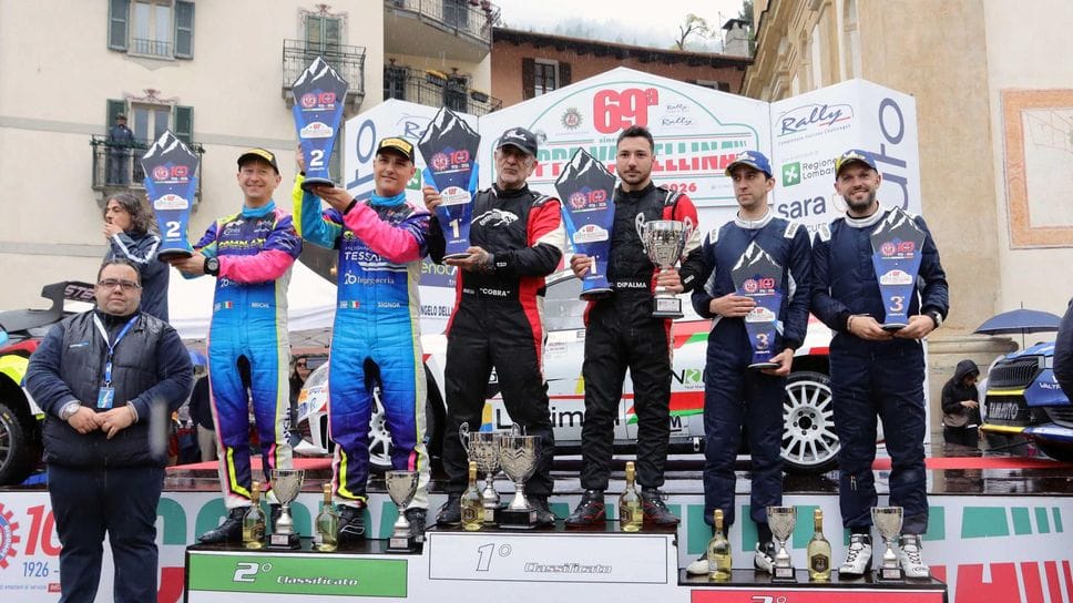 Rally Coppa Valtellina: Dipalma e “Cobra” trionfano nell’edizione 2026