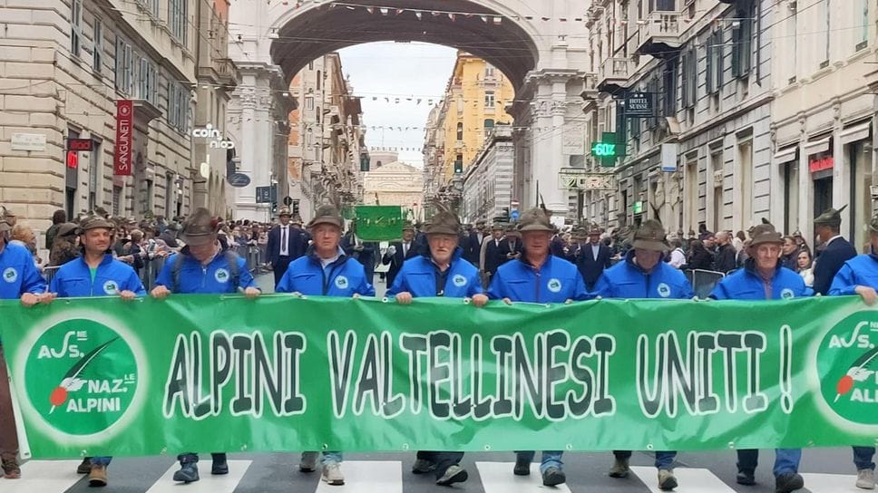 L’adunata a Genova: dalla Valle 500 alpini