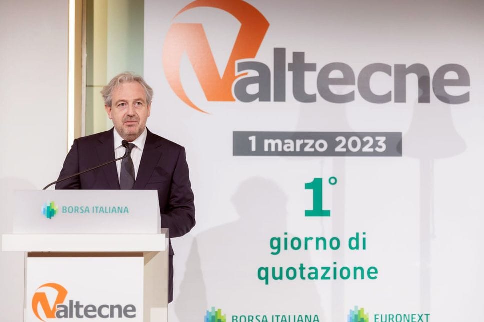 Valtecne: traguardo storico, superati i 10 milioni di ricavi trimestrali