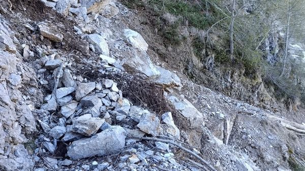 Esino: una frana impedisce la transumanza in Moncodeno