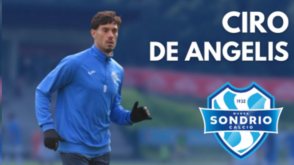 Sondrio, De Angelis dice addio al calcio