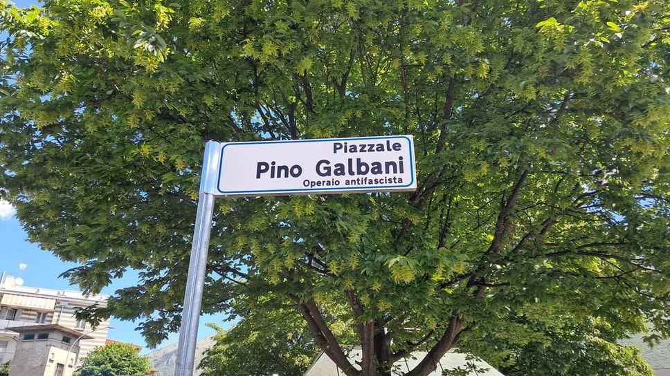 Lecco, intitolato a Pino Galbani il piazzale davanti ai sindacati