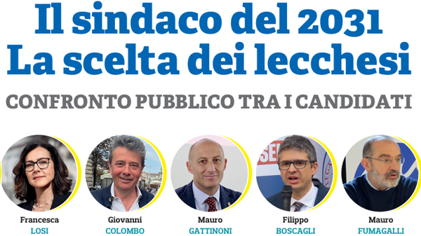 Martedì alle 20.30 il nostro confronto tra i candidati alle elezioni comunali di Lecco