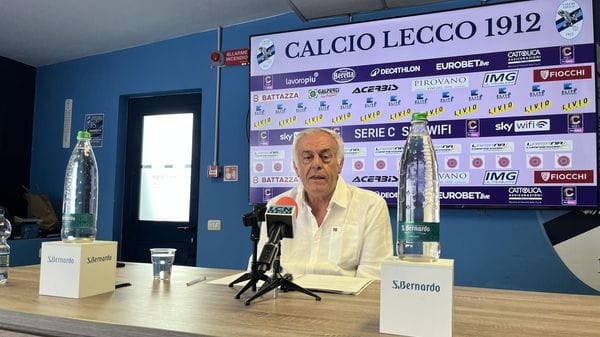 Calcio Lecco, Aliberti non ci gira intorno: «La serie B? Per ora non se ne parla»