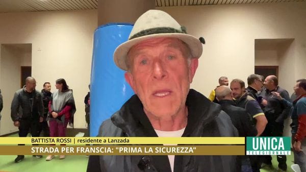 Strada per Franscia: “Prima la sicurezza”