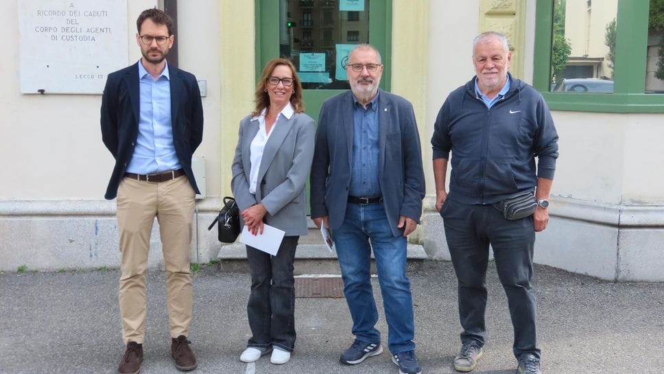 Ilaria Cucchi visita il carcere di Pescarenico