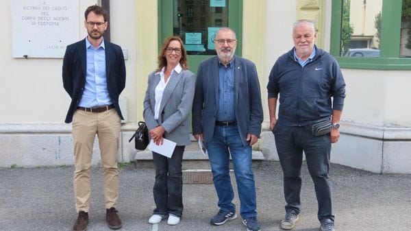 Ilaria Cucchi visita il carcere di Pescarenico