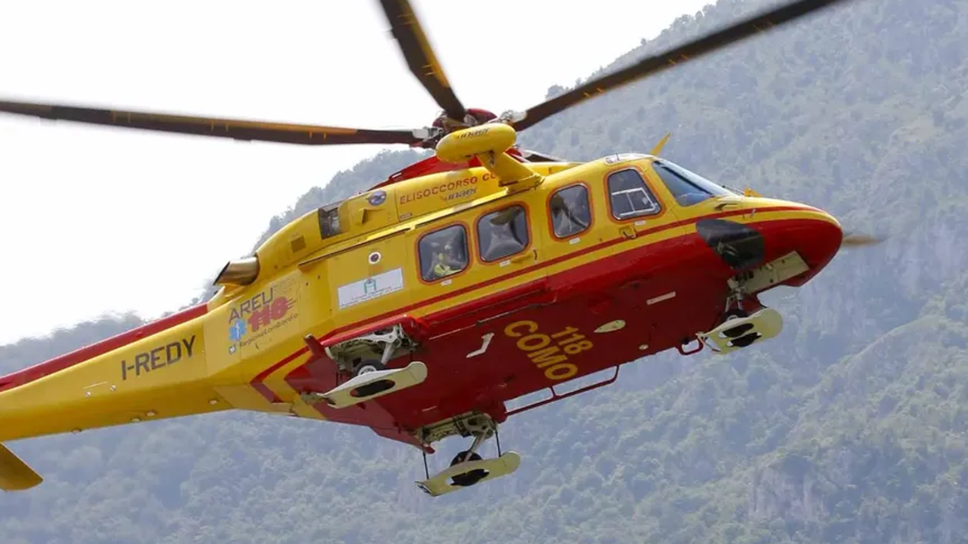 Vercurago: cade per recuperare un drone, interviene l’elisoccorso