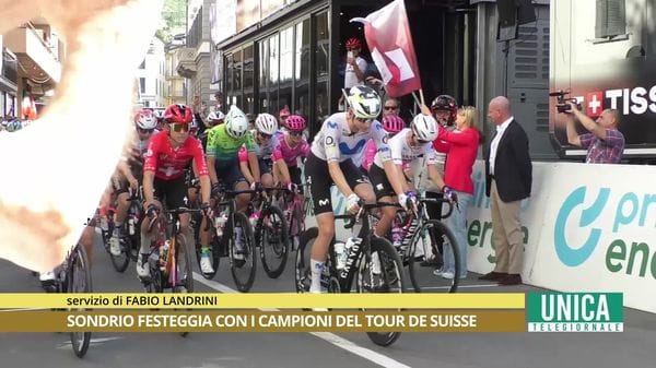 A Sondrio grande festa per il Tour De Suisse