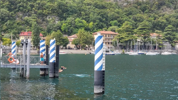 Estate sul lago, scattano i controlli: sanzionati i primi tuffatori a Parè