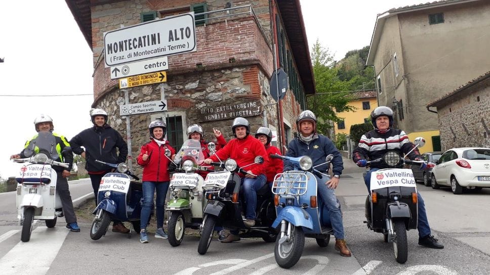 Da Colorina a Roma in Vespa