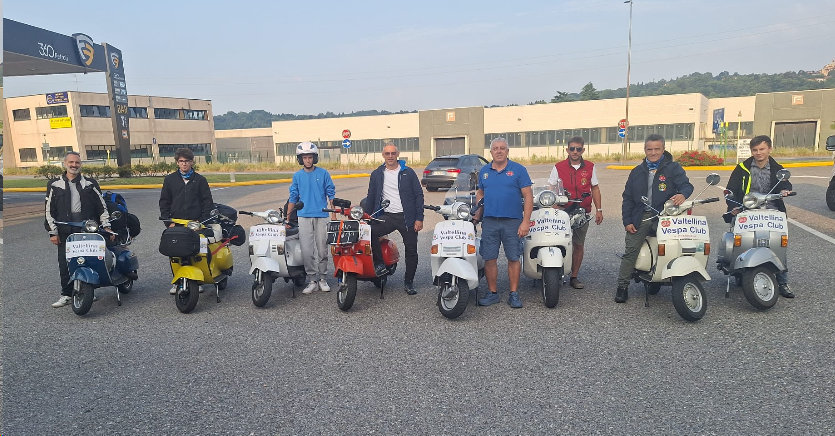 Da Colorina a Roma in Vespa