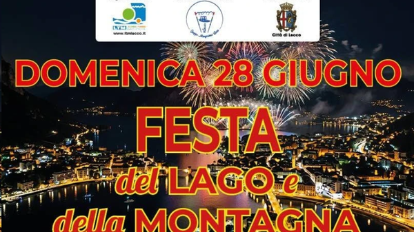 Lecco, la Festa del Lago e della Montagna compie 70 anni: fuochi d’artificio e Frecce Tricolori