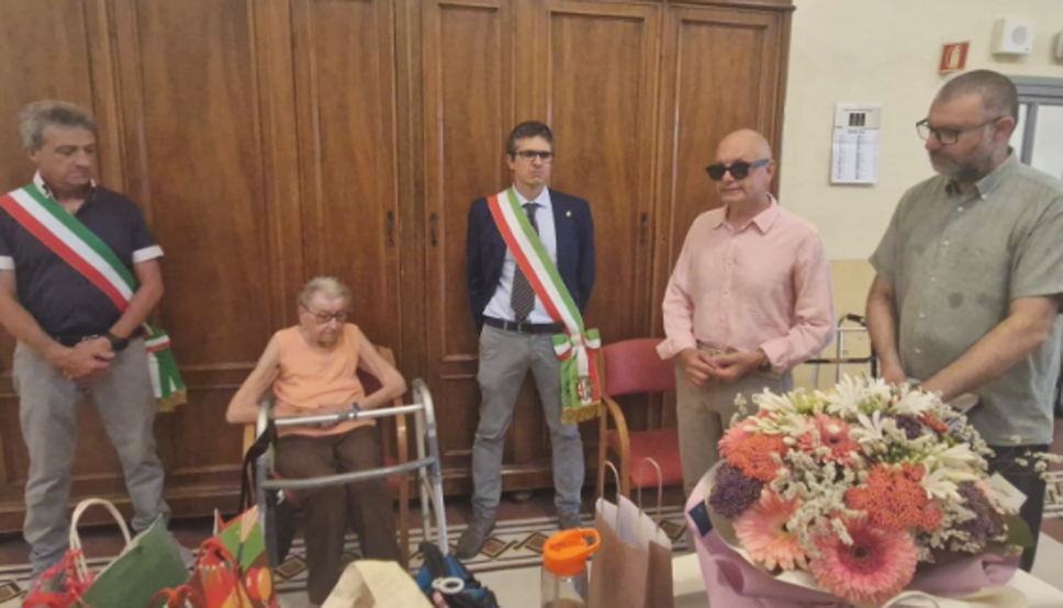 Festa a Civate per i 100 anni di Lina Villani, staffetta partigiana