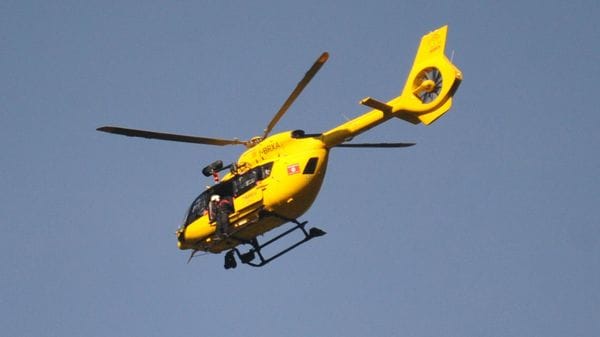 Infortunio sul lavoro a Talamona: operaio di 56 anni elitrasportato in ospedale