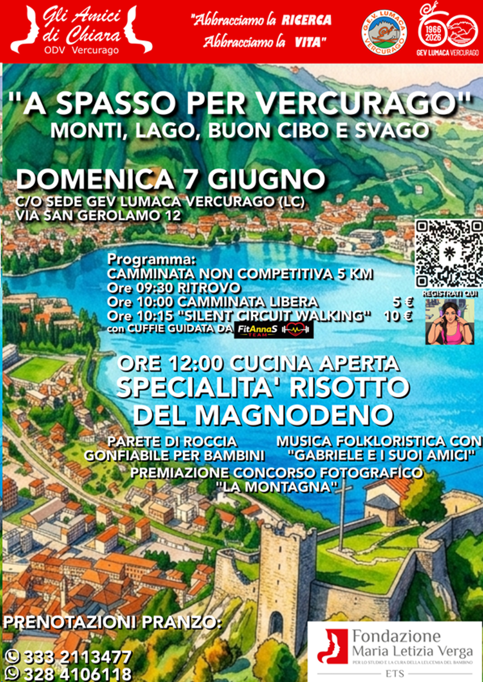 “A spasso per Vercurago”e per la solidarietà