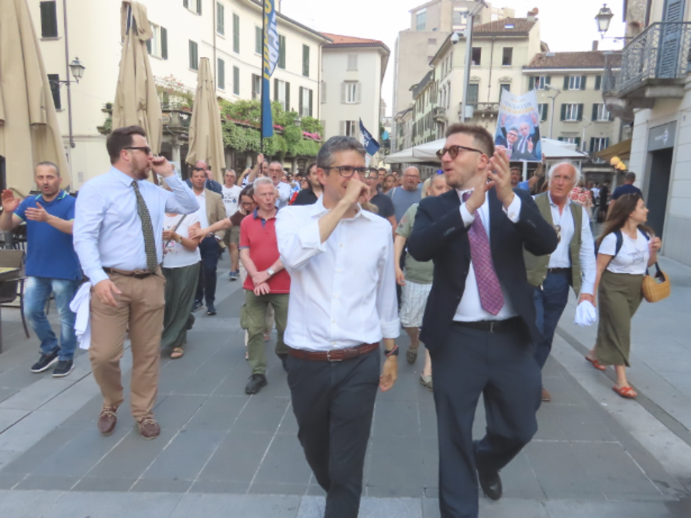 Boscagli e il centrodestra festeggiano la vittoria delle elezioni