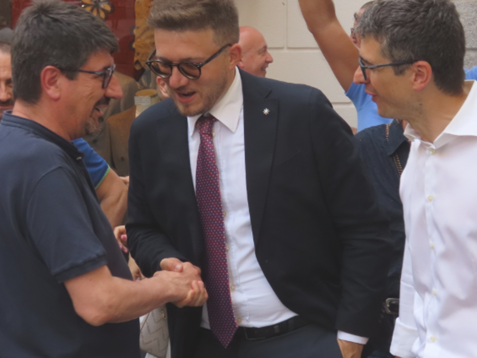 Boscagli e il centrodestra festeggiano la vittoria delle elezioni