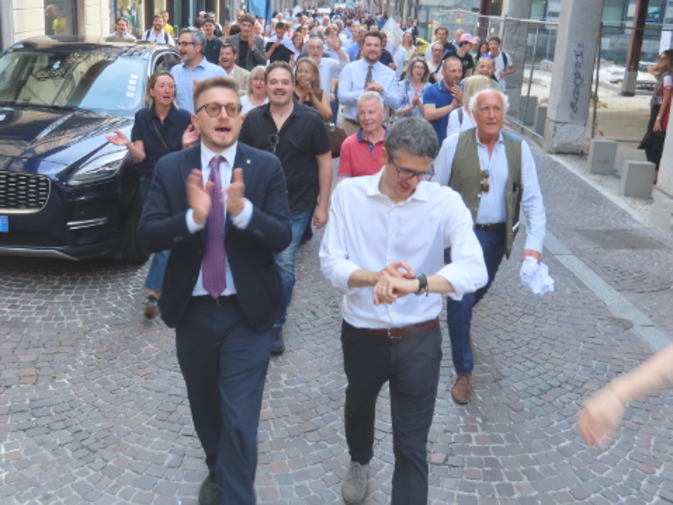 Boscagli e il centrodestra festeggiano la vittoria delle elezioni